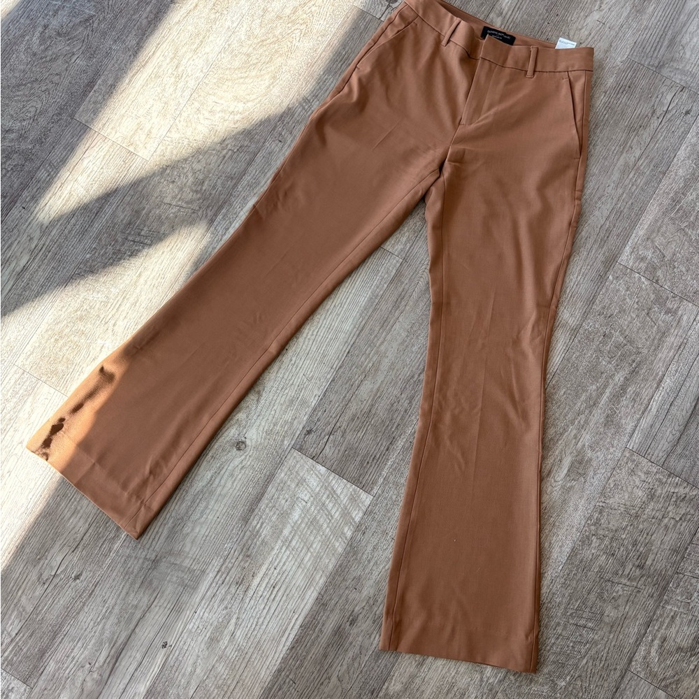 Banana Republic Giovana Sculpted Bootcut Pants Brown Dress Work Pants Womens 0P